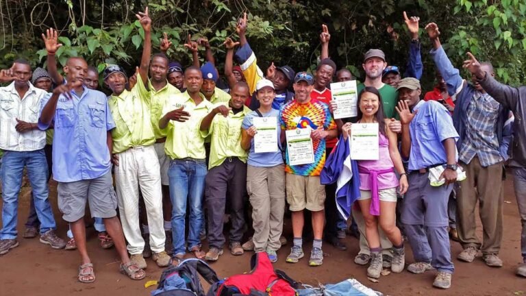Day Seven: Time to Say Goodbye to Kilimanjaro and the Team