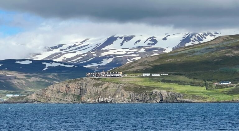 Day Eight of HAL Nieuw Statendam Nordics Cruise: Scenic Cruising + Evening Arrival Akureyri, IS