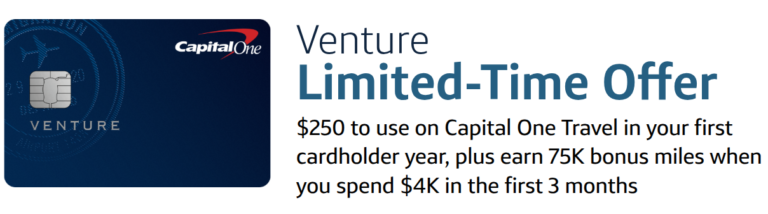New Limited Time Offer: Up to $1000 in Travel with Latest Capital One Venture Rewards Credit Card Offer
