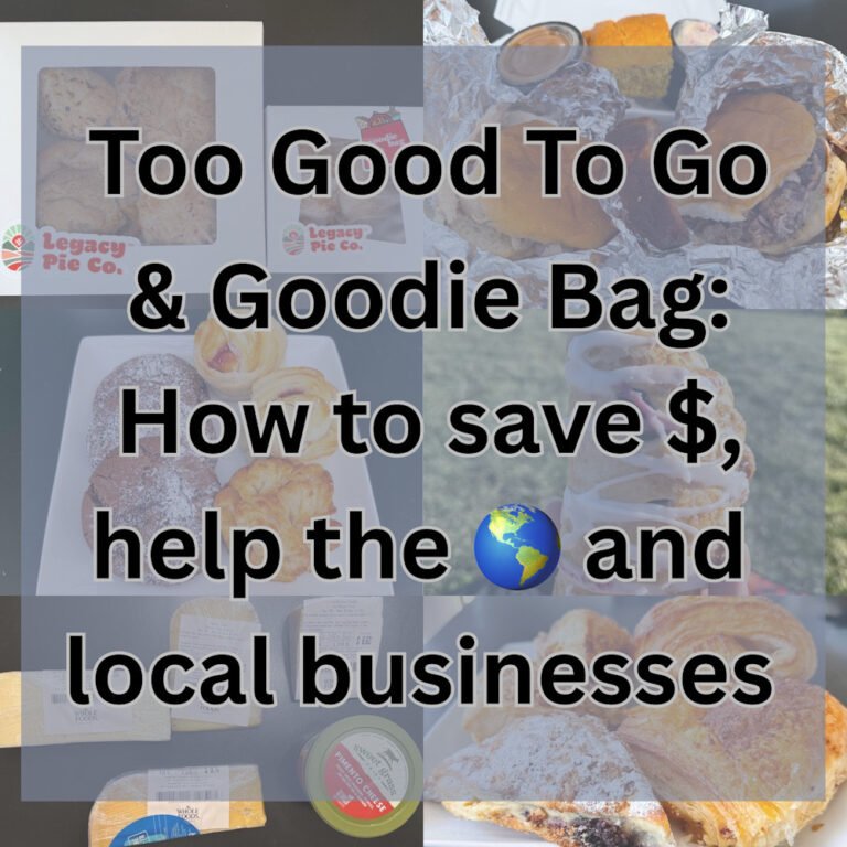 Too Good To Go vs Goodie Bag: How I Save Money on Food While Fighting Waste