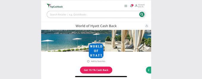 MAJOR NEWS: World of Hyatt is Now on TopCashBack – With 10.1% CashBack This Weekend ONLY
