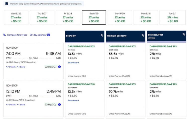 AWARD ALERT! United Polaris Business Class for 27,000 miles!