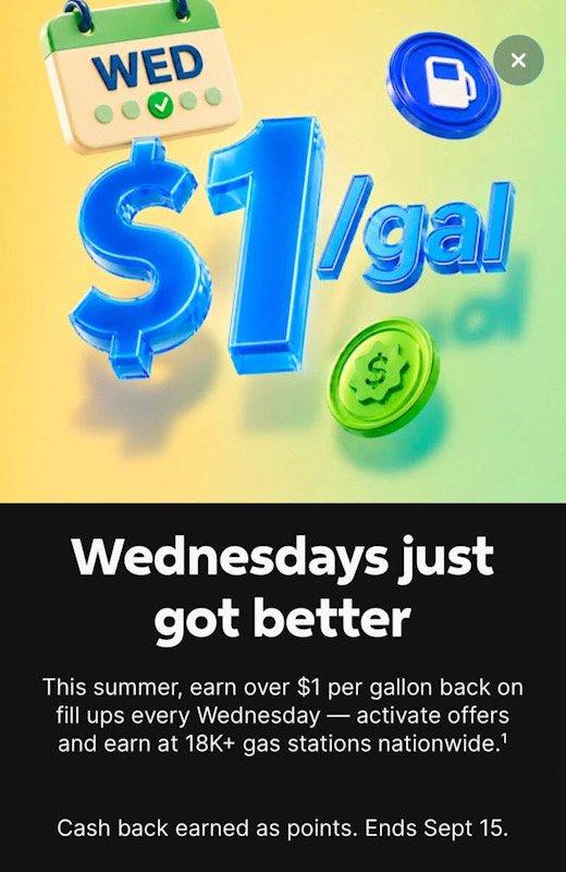 Gas Prices Got You Down? Here’s Two Ways To Save Cash (Including $1/gallon on Wednesday Fillups + $50 For Signing Up)