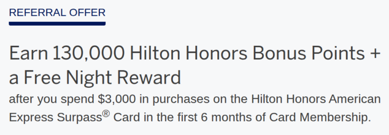 It’s BACK! Limited Time Offer INCLUDES A Free Night Reward on EVERY Hilton Amex Cards!!